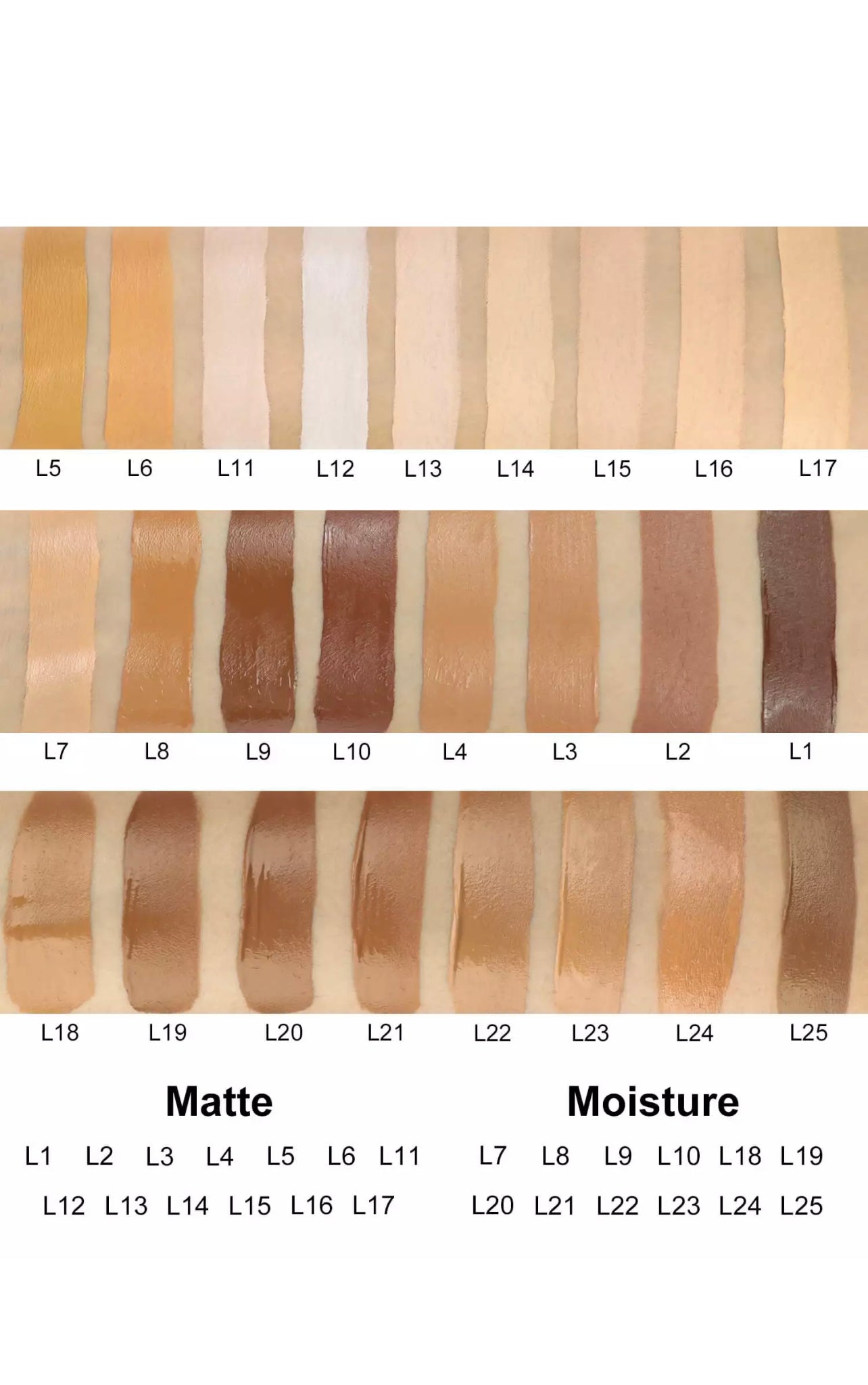 Liquid Foundation Matte Finish Radiant